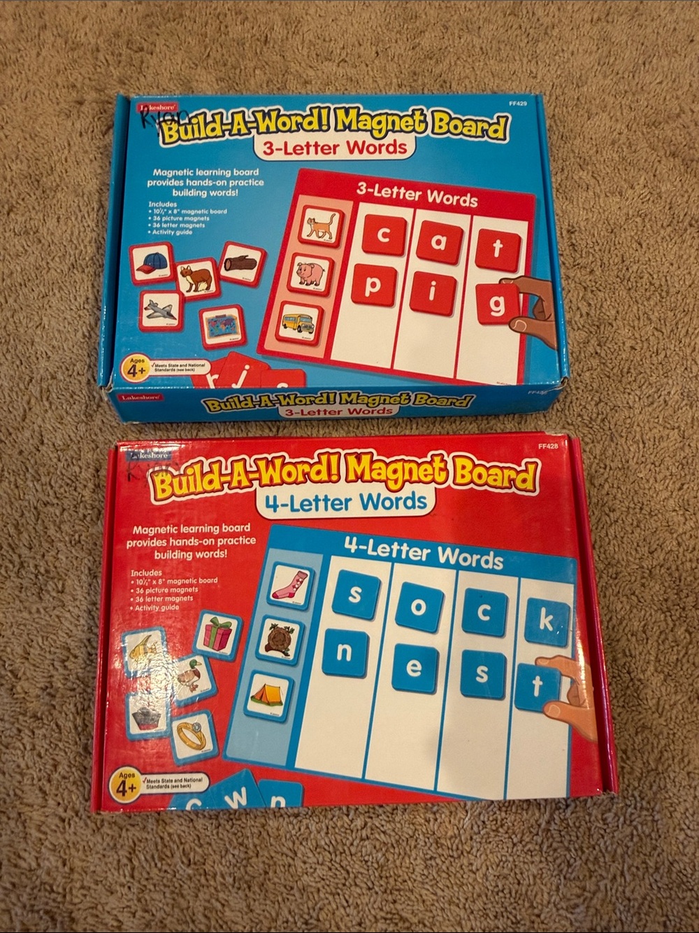Build-a-Word Magnet Boards
